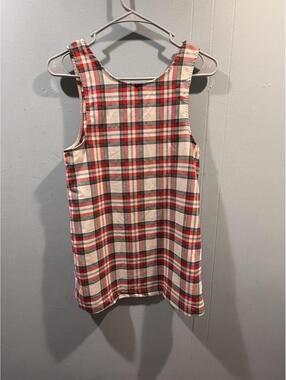 Kids Girls H&M Sleeveless Plaid Dress Size US 10 Multicolor